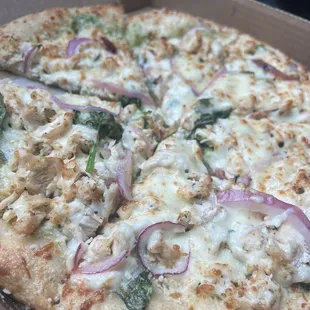 Chicken Pesto Pizza