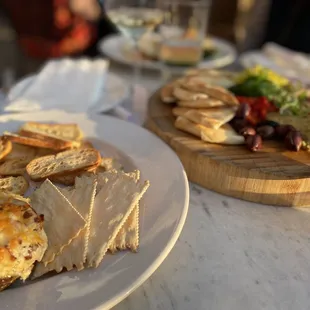 a plate of food