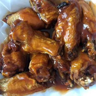 Honey Hot Wings. They were sooooooooo good!