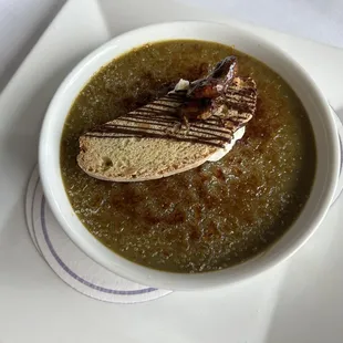 Pistachio Creme Brûlée, Pistachio Praline ($15)