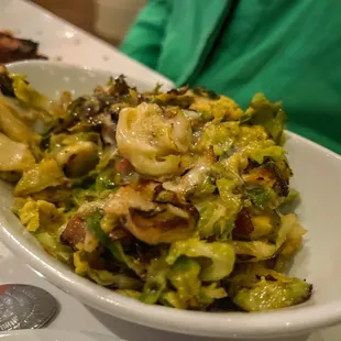 Shaved Brussels Sprouts Dinner