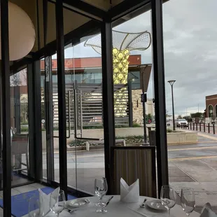 a view of the outside of the restaurant