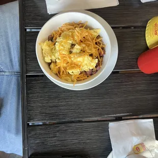 Meatloaves breakfast bowl