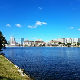 Downtown Tampa across Seddon Channel