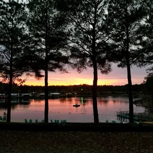 Sunset at Davis Lakes
