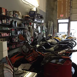 Their current shop before expansion