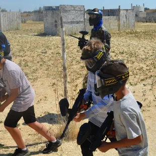 Paintball Lite Party. All the thrills of traditional paintball, but with less of a sting.