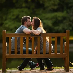 Bench at Lakeside Park