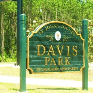 Park Entrance Sign