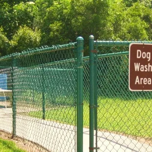 dog wash area