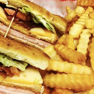 Try the club sandwich!
