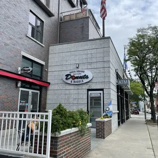 The front of the place.