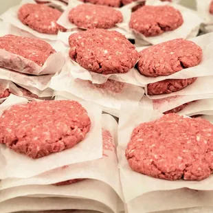 YAYA Bacon Burgers
33% bacon
67% Ground Beef