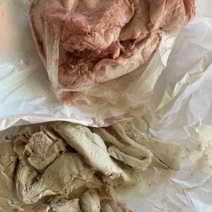 I paid $2.99 per pound for this rotten fat.