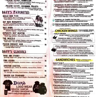 Menu B