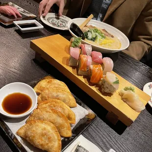 Dumplings, Rainbow Roll