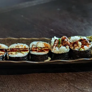 sushi and sashimi, food