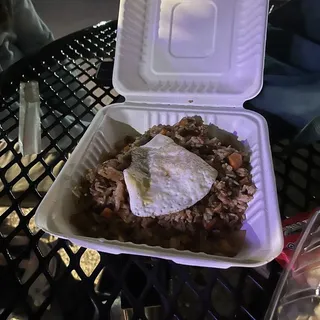 Kimchi Pork Fried Rice Egg