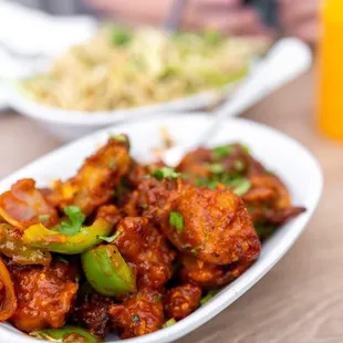 Gobi Manchurian ($15) deep-fried cauliflower
