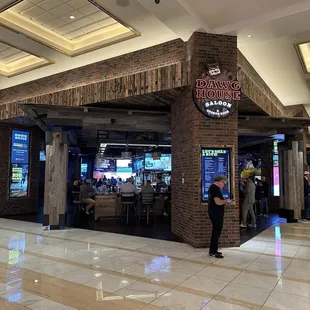 Front of establishment