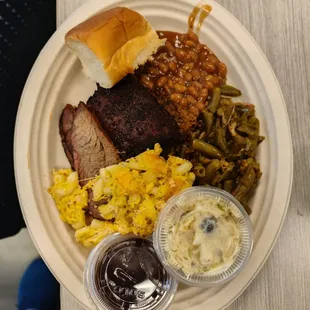 a plate of food