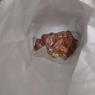 Deceptive apple fritter..no apples.