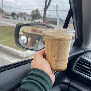 Mucha frappe with expresso shot