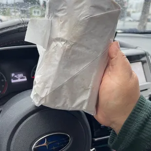 Good size tuna sandwich