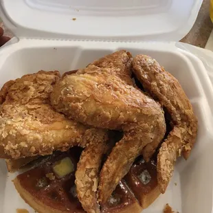 Chicken and waffles