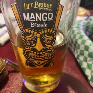 Good tap beer from superior lift bride