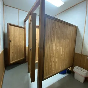 Inside of women's bathroom