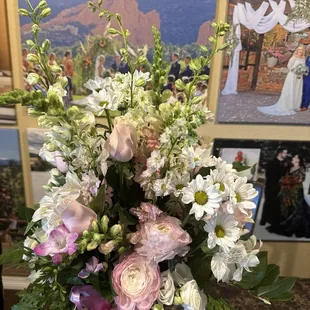 Bouquet for a happy sensitive colorful person.