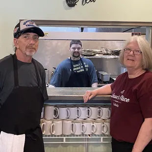 Dawn's Place team ready to serve.