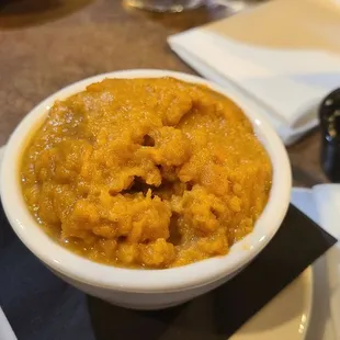 Smashed Sweet Potatoes are delicious