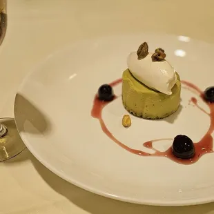 Dine Downtown 2024 Pistachio Cheesecake