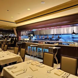 sushi and sashimi, interior