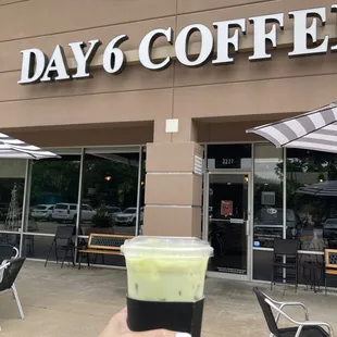 Their matcha powder comes pre-sweetened. Order without the added vanilla syrup if you don&apos;t want it too sweet 4/5