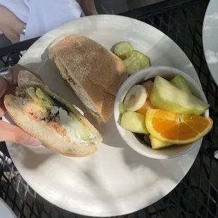 Salmon Ciabatta Sandwich