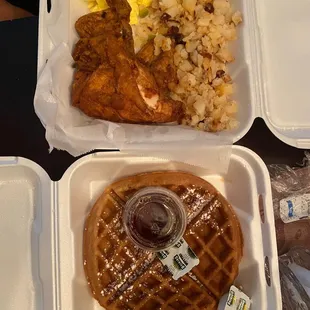 Chicken and Waffles