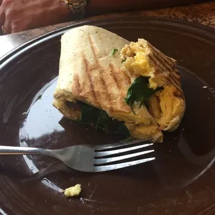 Greek Breakfast Panini, Yum!