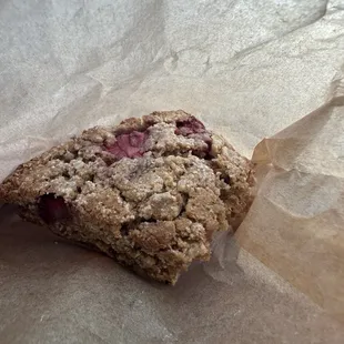 Strawberry scone