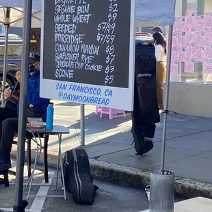 Day Moon, baked good prices