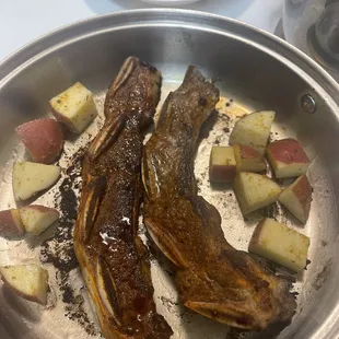 They gave me this marinated beef to try at home.