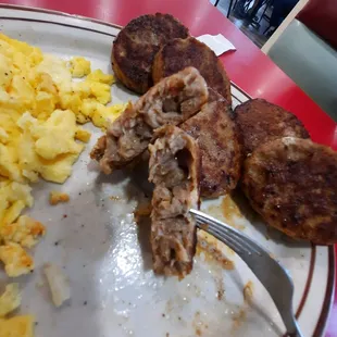 Waitress (Liz) rude. Food greasy, sausages were awful. Not cooked through, no tip. FYI