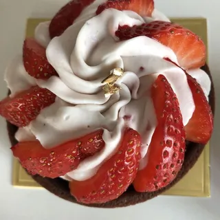 Strawberry Creme Coco Tart