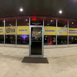 Kolaches, breakfast Sandwiches, Donuts and coffee.