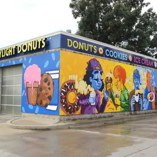 Beautiful mural at our Daylight Lansing location by JT Daniels!