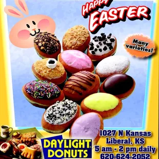 Happy Easter @ Daylight Donuts Liberal, KS