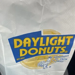 The to go bag.