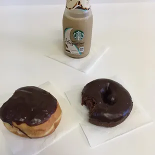 Boston Creme and Double Chocolate